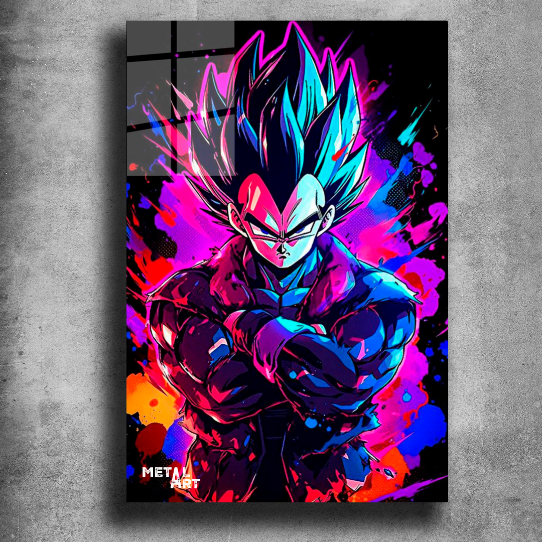 VEGETA ACUARELA DRAGON BALL 1065