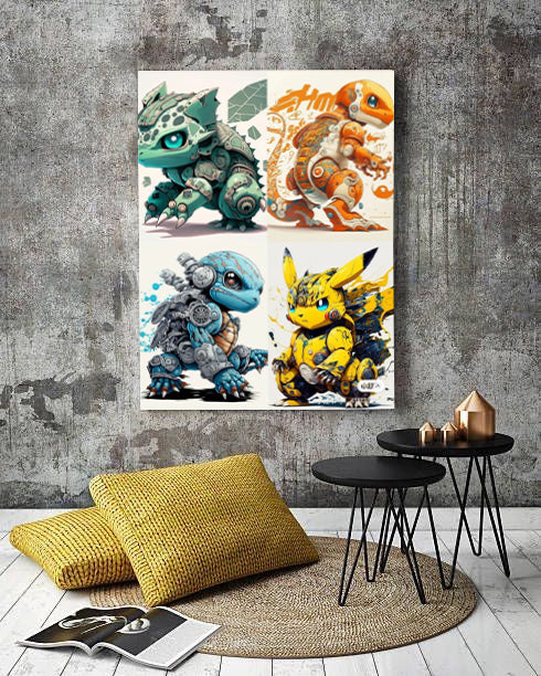 PIKACHU ABSTRACTO Pokemon 1010