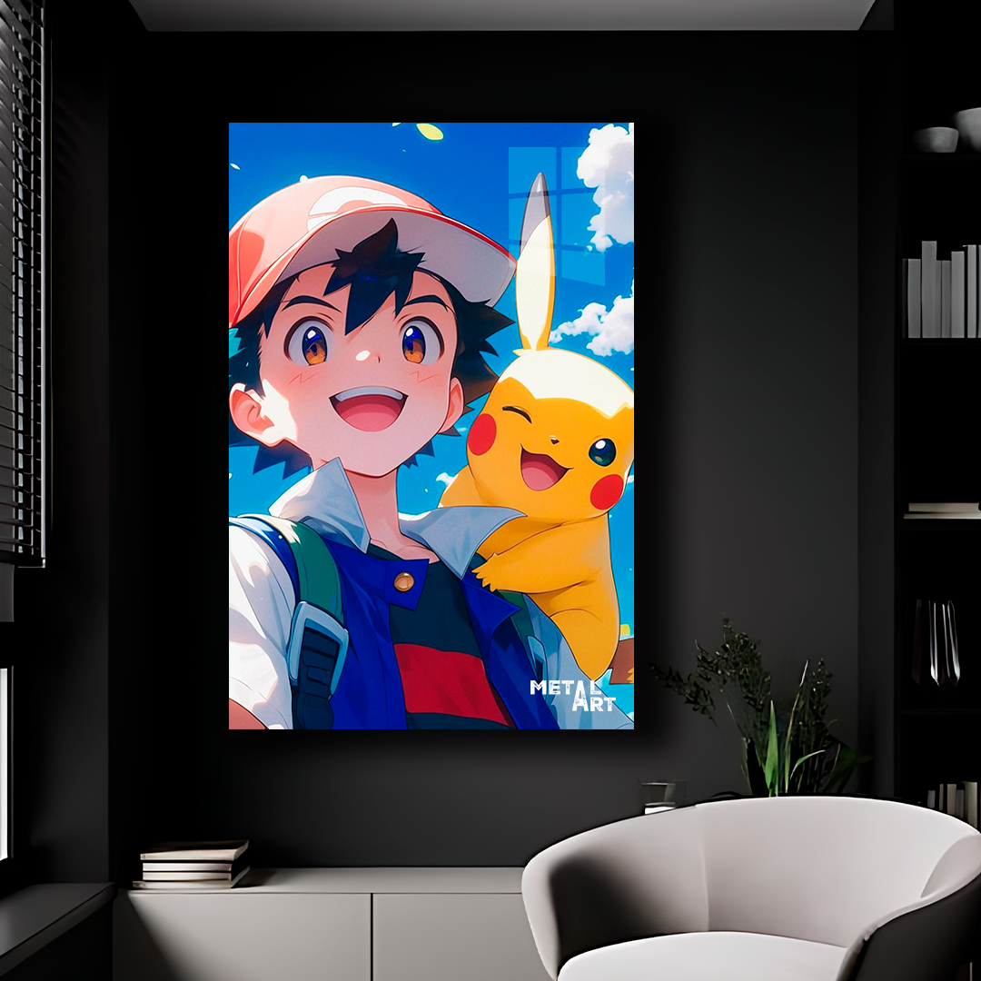 ASH Y PIKACHU Pokemon 1012