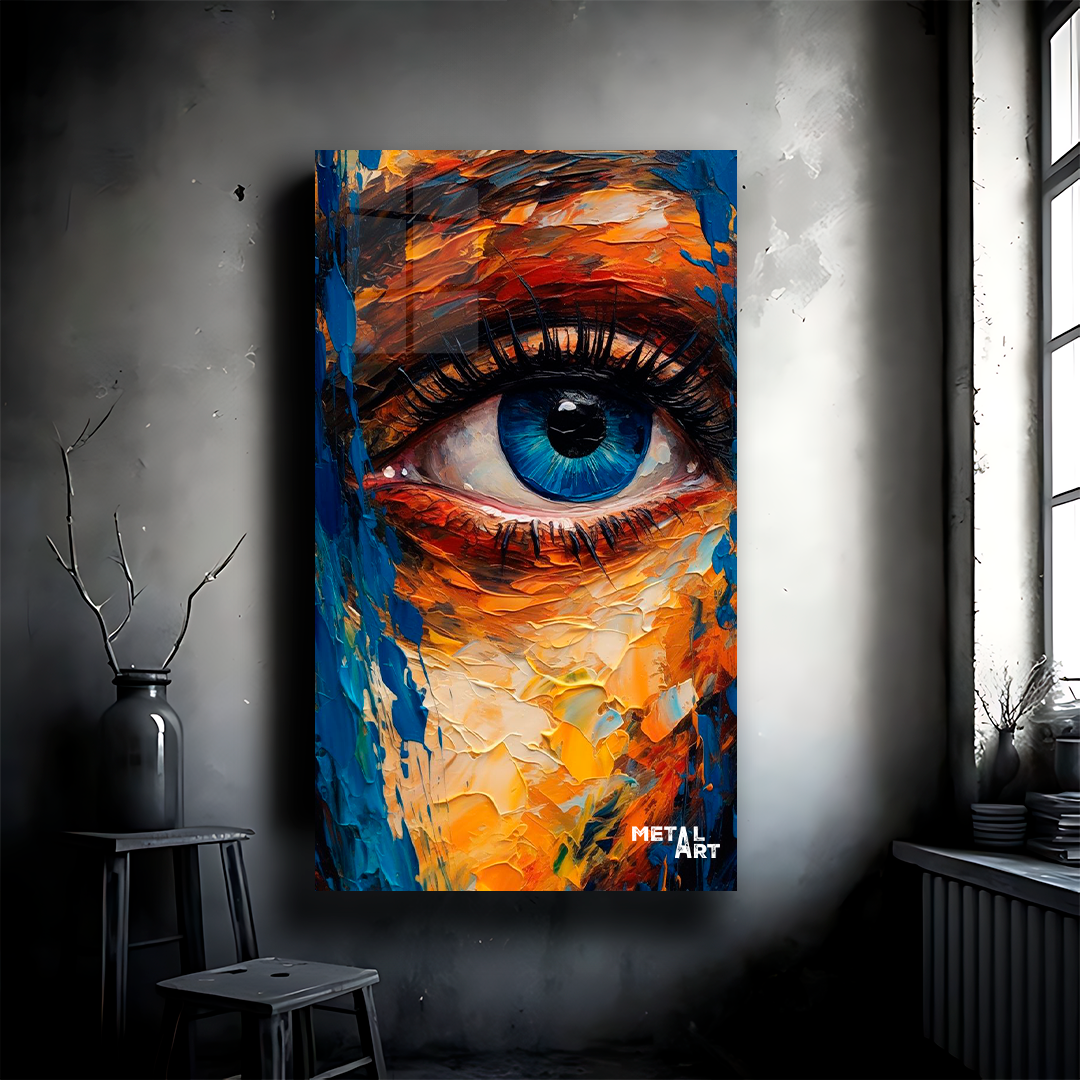 OJO ACUARELA COLORES ARTE MODERNO 1220