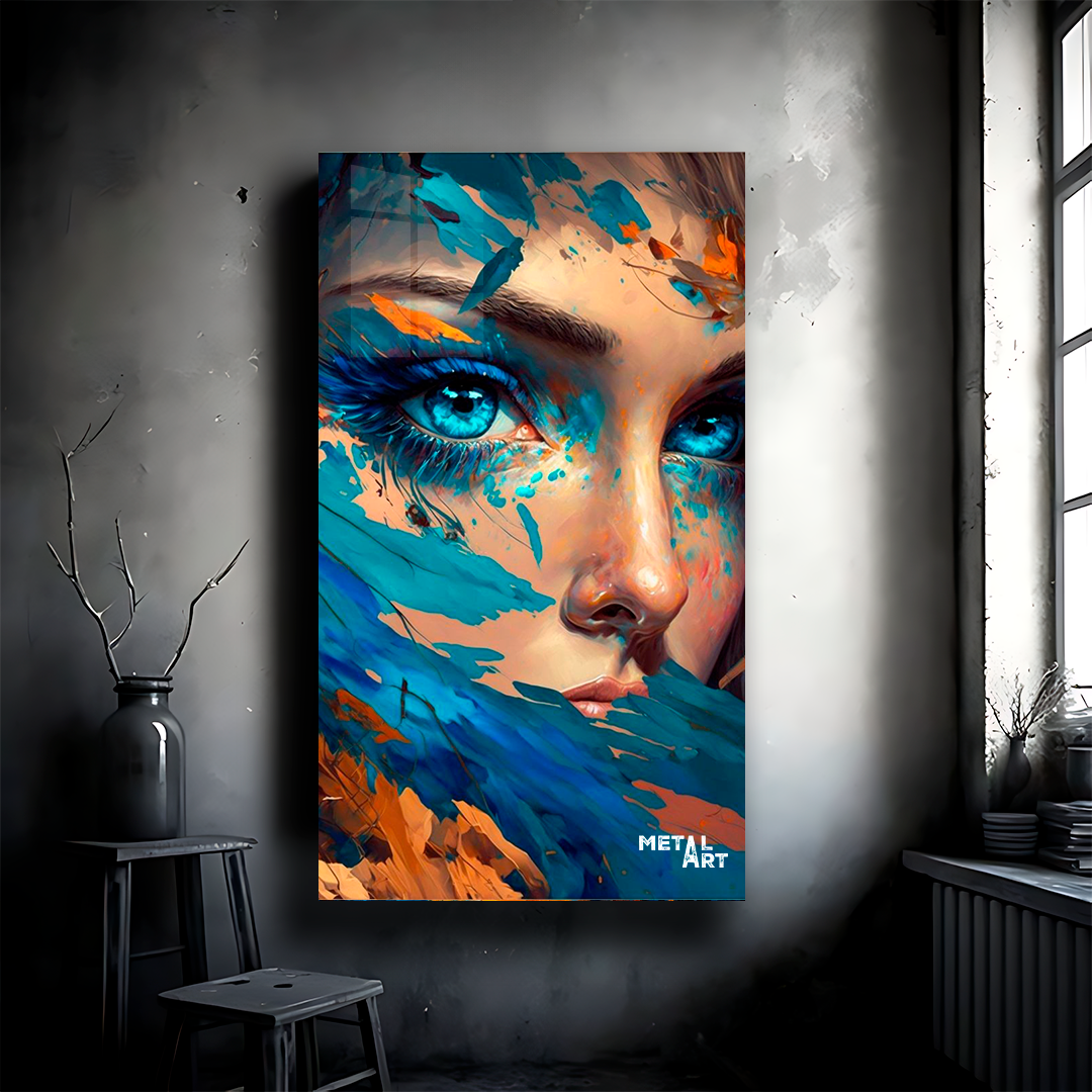 ROSTRO COLORES ARTE MODERNO 1221