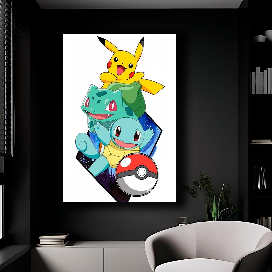 PIKACHU bulbasaur TEAM Pokemon 1028