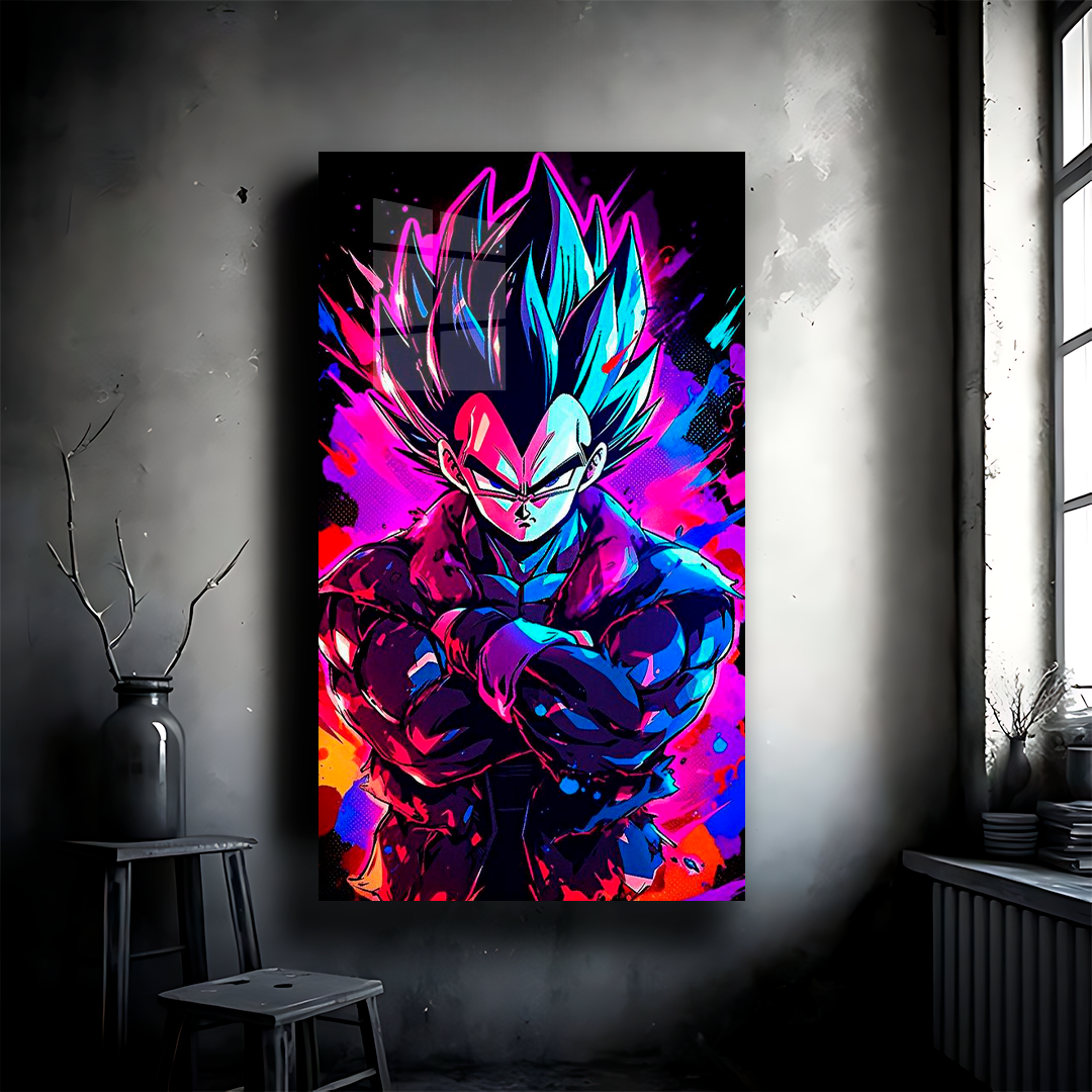 VEGETA ACUARELA DRAGON BALL 1065