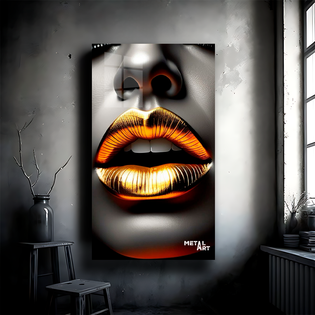 LABIOS DORADOS ARTE MODERNO 1206